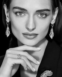 Pierścionek z białego złota z diamentami - 2,13 ct - próba 585