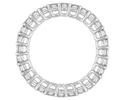 Pierścionek z białego złota z diamentami - Eternity - 2,46 ct - próba 750