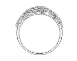 Pierścionek z białego złota z brylantami - 1,00 ct - próba 585