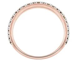 Pierścionek z różowego złota z brylantami Champagne - 1,86 ct - próba 750