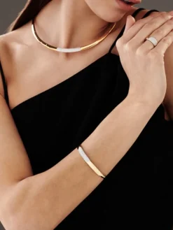 Pierścionek z żółtego złota z brylantami - 0,40 ct - próba 585