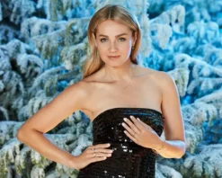 Pierścionek z żółtego złota z diamentami - 0,18 ct - próba 585