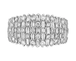 Pierścionek z żółtego złota z diamentami - 1,15 ct - próba 585