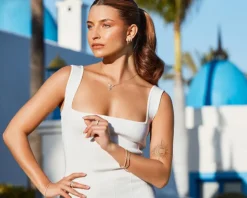 Pierścionek z żółtego złota z brylantami - Eternity - 1,00 ct - próba 585