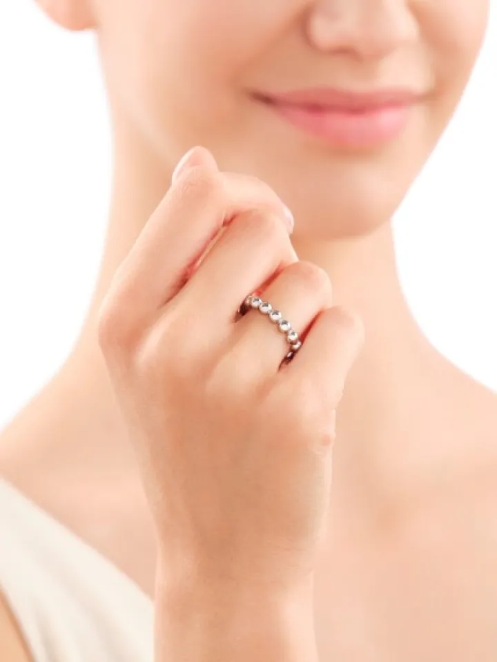 Pierścionek ze stali szlachetnej