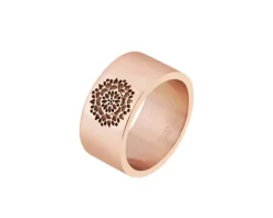 Pierścionek ze stali szlachetnej - rozeta