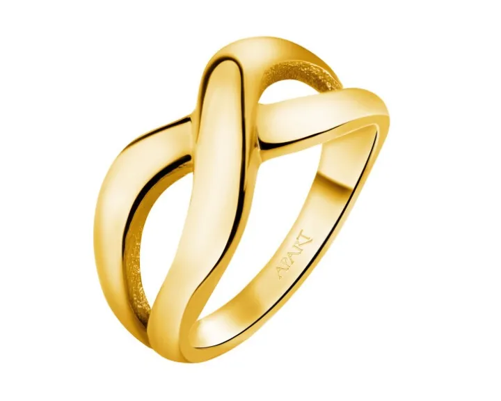 Pierścionek ze stali szlachetnej - nieskończoność