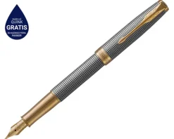 Pióro wieczne Parker Sonnet chiselled silver GT