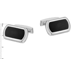 Spinki do mankietów ze stali szlachetnej