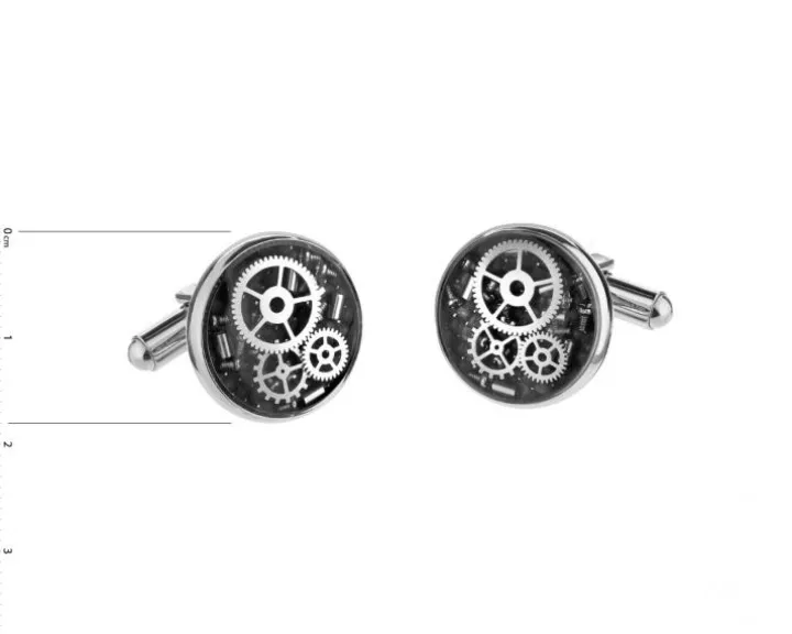 Spinki do mankietów ze stali szlachetnej