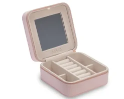 Szkatułka na biżuterię w kolorze różowym