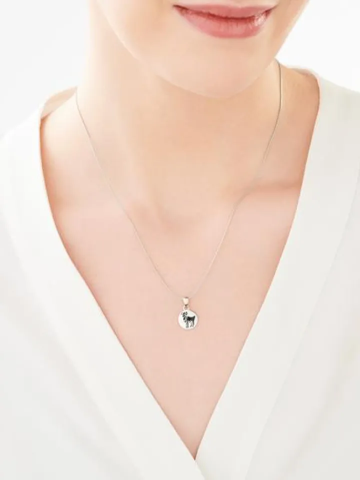 Zawieszka srebrna - Baran