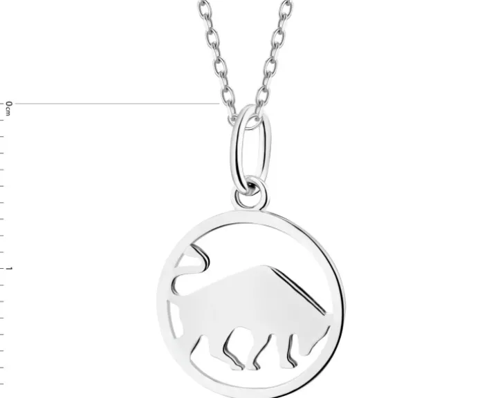 Zawieszka srebrna - Byk