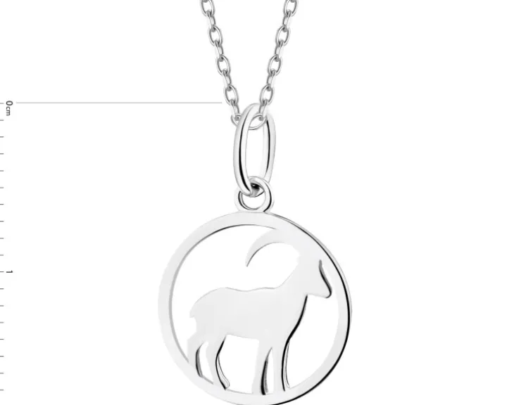 Zawieszka srebrna - Koziorożec