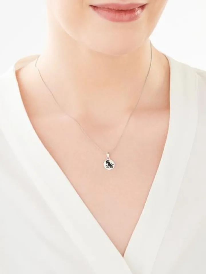 Zawieszka srebrna - Koziorożec