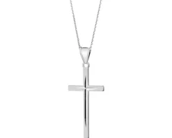 Zawieszka srebrna - krzyż