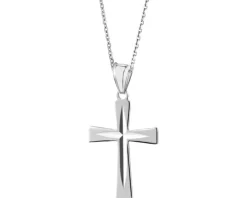 Zawieszka srebrna - krzyż