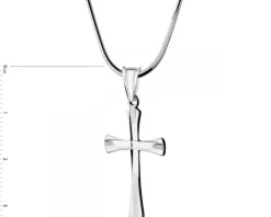 Zawieszka srebrna - krzyż