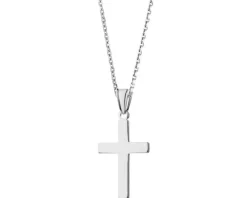 Zawieszka srebrna - krzyż