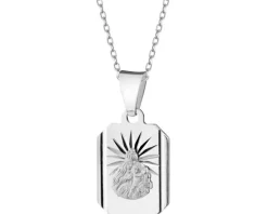 Zawieszka srebrna - medalik szkaplerz