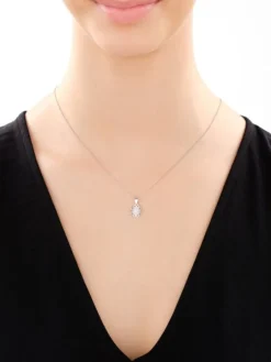 Zawieszka srebrna - medalik Matka Boska Częstochowska