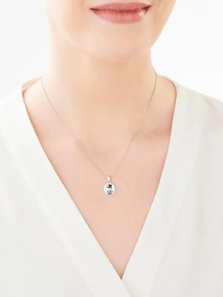 Zawieszka srebrna - Panna