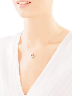 Zawieszka srebrna - puzderko - serce