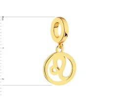 Zawieszka srebrna beads - Lew