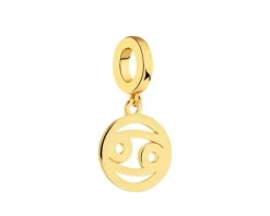 Zawieszka srebrna beads - litera M