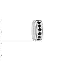 Zawieszka srebrna beads - Byk