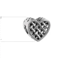 Zawieszka srebrna beads - litera J