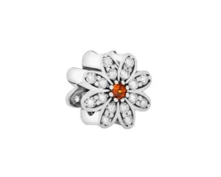 Zawieszka srebrna beads z cyrkoniami - gwiazda