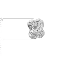 Zawieszka srebrna beads z cyrkonią i emalią - słoń