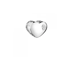 Zawieszka srebrna beads z cyrkonią - ptak