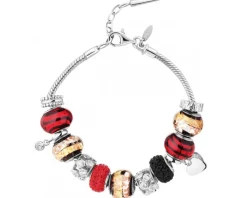 Zawieszka srebrna beads ze szkłem murano