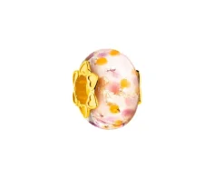 Zawieszka srebrna beads ze szkłem murano