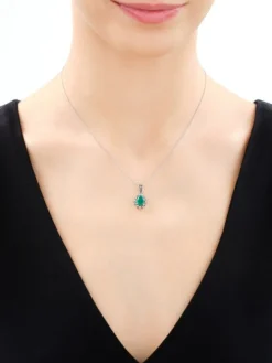 Zawieszka srebrna z agatem i markasytami