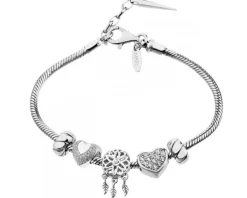 Zawieszka srebrna z beads