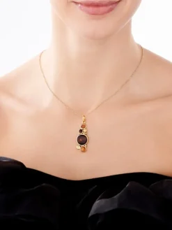 Zawieszka srebrna z bursztynem