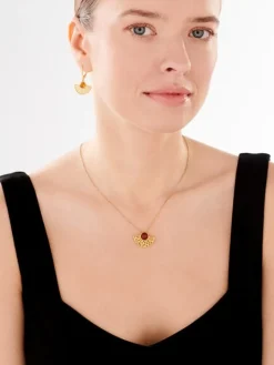 Zawieszka srebrna z bursztynem