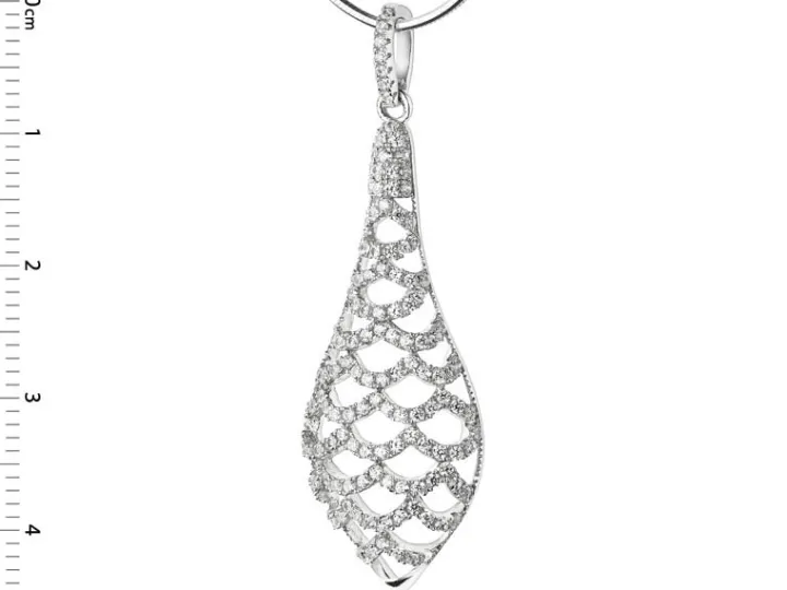 Zawieszka srebrna z cyrkoniami