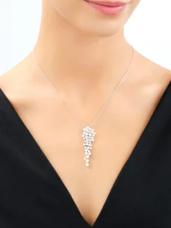 Zawieszka srebrna z cyrkoniami