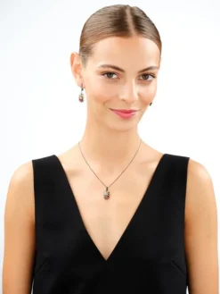 Zawieszka srebrna z cyrkoniami