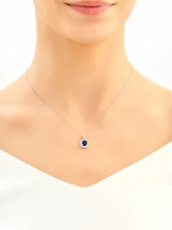 Zawieszka srebrna z cyrkoniami - koło