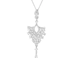 Zawieszka srebrna z cyrkoniami