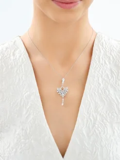 Zawieszka srebrna z cyrkoniami