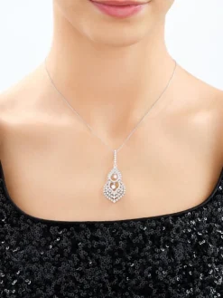 Zawieszka srebrna z cyrkoniami