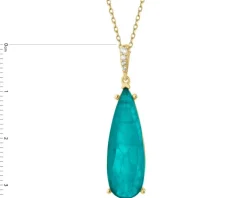 Zawieszka srebrna z cyrkoniami i szlifowanym szkłem