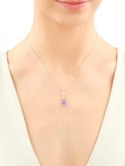 Zawieszka srebrna z cyrkoniami