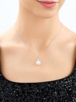 Zawieszka srebrna z cyrkoniami